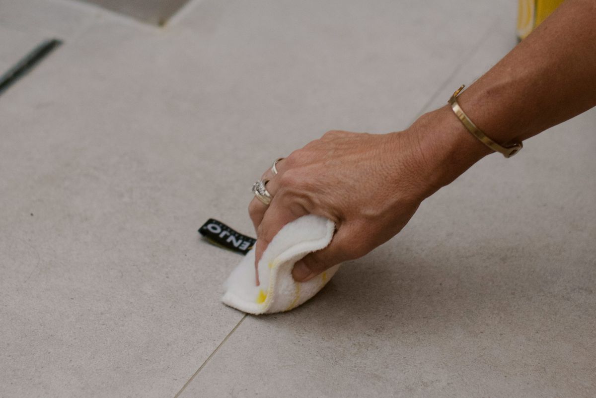 Grout Cleaner Microfibre Bathroom Sponge ENJO